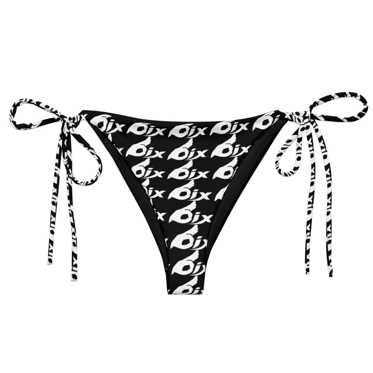 6IX® Black String Bikini Bottom